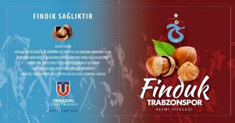 Trabzonspor'un Resmi Yiyeceği Finduk Kampanyası yeniden uygulanmaya başlandı