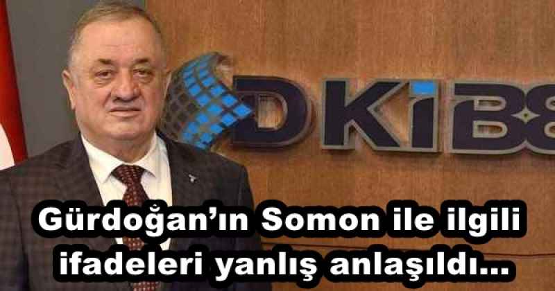 Gürdoğan’ın Somon ile ilgili ifadeleri yanlış anlaşıldı…