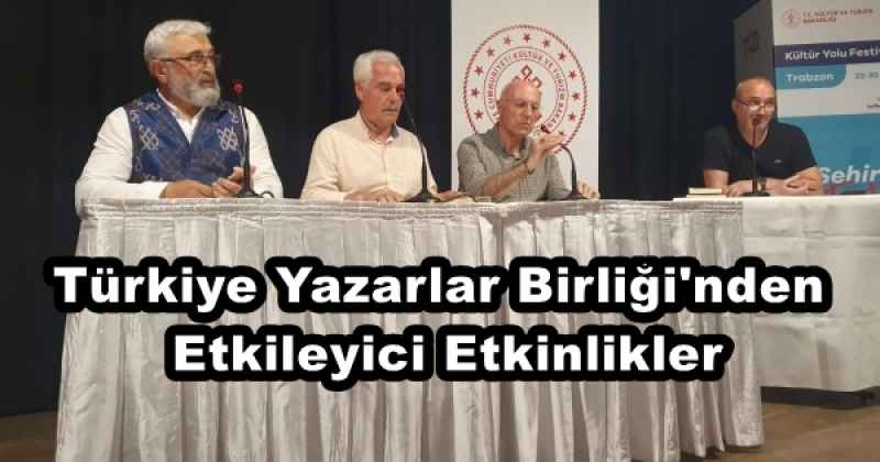 Türkiye Yazarlar Birliği'nden Etkileyici Etkinlikler