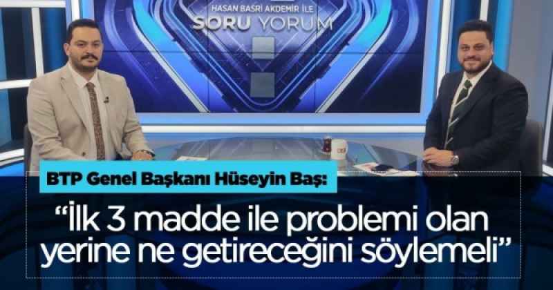 “İlk 3 madde ile problemi olan yerine ne getireceğini söylemeli”