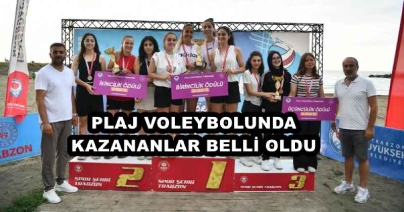 PLAJ VOLEYBOLUNDA KAZANANLAR BELLİ OLDU