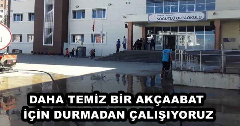 DAHA TEMİZ BİR AKÇAABAT İÇİN DURMADAN ÇALIŞIYORUZ