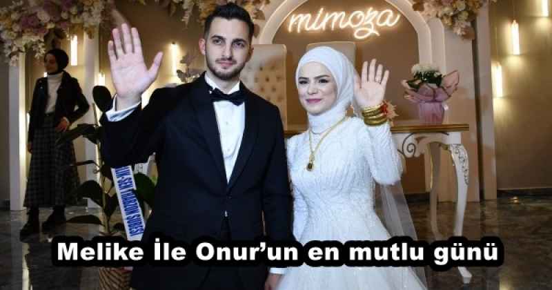 Melike İle Onur’un en mutlu günü