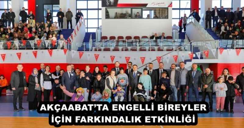 AKÇAABAT’TA ENGELLİ BİREYLER İÇİN FARKINDALIK ETKİNLİĞİ