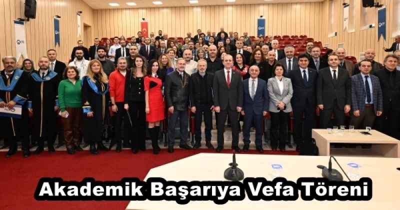 Akademik Başarıya Vefa Töreni