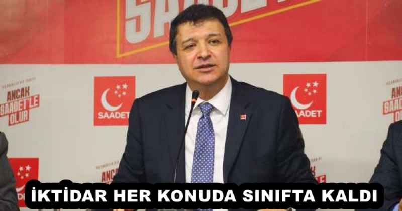 İKTİDAR HER KONUDA SINIFTA KALDI