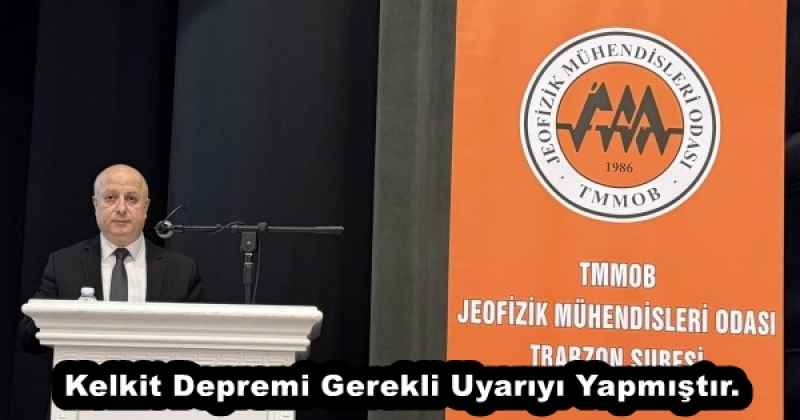 Kelkit Depremi Gerekli Uyarıyı Yapmıştır.