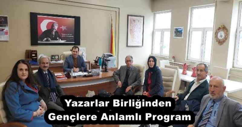 Yazarlar Birliğinden, Gençlere Anlamlı Program