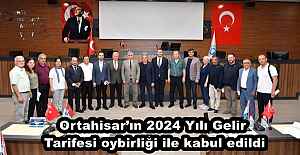 Ortahisar’ın 2024 Yılı Gelir Tarifesi oybirliği ile kabul edildi