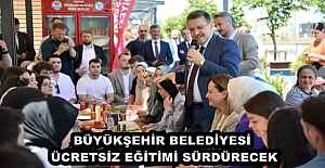 BÜYÜKŞEHİR BELEDİYESİ ÜCRETSİZ EĞİTİMİ SÜRDÜRECEK