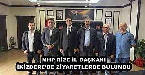 MHP RİZE İL BAŞKANI İKİZDERE’DE ZİYARETLERDE BULUNDU