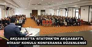 AKÇAABAT’TA ‘ATATÜRK’ÜN AKÇAABAT’A MİRASI’ KONULU KONFERANSA DÜZENLENDİ