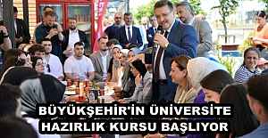 BÜYÜKŞEHİR'İN ÜNİVERSİTE HAZIRLIK KURSU BAŞLIYOR