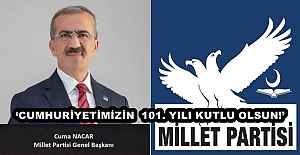 ‘CUMHURİYETİMİZİN  101. YILI KUTLU OLSUN!’