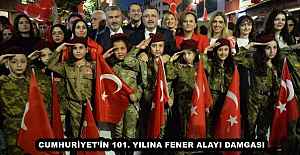 CUMHURİYET’İN 101. YILINA FENER ALAYI DAMGASI