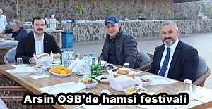 Arsin OSB’de hamsi festivali