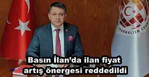 Basın İlan’da ilan fiyat artış önergesi reddedildi