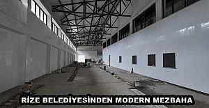 RİZE BELEDİYESİNDEN MODERN MEZBAHA