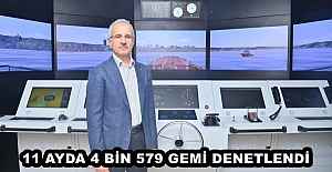 11 AYDA 4 BİN 579 GEMİ DENETLENDİ