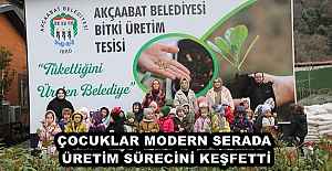 ÇOCUKLAR MODERN SERADA ÜRETİM SÜRECİNİ KEŞFETTİ