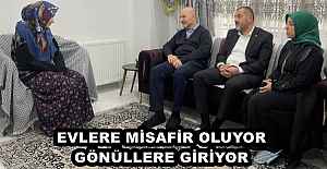 EVLERE MİSAFİR OLUYOR GÖNÜLLERE GİRİYOR 