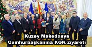 Kuzey Makedonya Cumhurbaşkanına KGK...