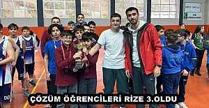 ÇÖZÜM ÖĞRENCİLERİ RİZE 3.OLDU