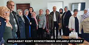 AKÇAABAT KENT KONSEYİNDEN ANLAMLI ZİYARET