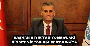 BAŞKAN BIYIKTAN YOMRADAKİ ŞİDDET...
