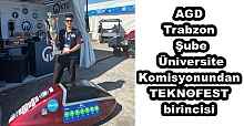 AGD Trabzon Şube Üniversite Komisyonundan TEKNOFEST birincisi 