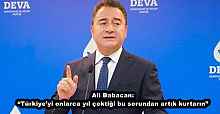 Ali Babacan: “Türkiye’yi onlarca yıl çektiği bu sorundan artık kurtarın”