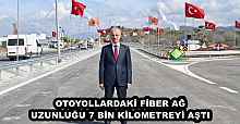 OTOYOLLARDAKİ FİBER AĞ UZUNLUĞU 7 BİN KİLOMETREYİ AŞTI