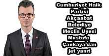 Cumhuriyet Halk Partisi Akçaabat Belediye Meclis Üyesi Mustafa Çankaya’dan jet yanıt