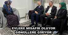 EVLERE MİSAFİR OLUYOR GÖNÜLLERE GİRİYOR 