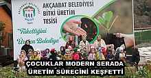 ÇOCUKLAR MODERN SERADA ÜRETİM SÜRECİNİ KEŞFETTİ