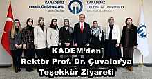 KADEM’den Rektör Prof. Dr. Çuvalcı’ya Teşekkür Ziyareti