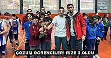 ÇÖZÜM ÖĞRENCİLERİ RİZE 3.OLDU