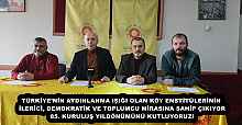 TÜRKİYE’NİN AYDINLANMA IŞIĞI OLAN KÖY ENSTİTÜLERİNİN İLERİCİ, DEMOKRATİK VE TOPLUMCU MİRASINA SAHİP ÇIKIYOR, 85. KURULUŞ YILDÖNÜMÜNÜ KUTLUYORUZ!