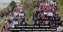 Tirebolu Gazze İçin Yürüdü: Vicdanlar Tirebolu Kalesi'nde Buluştu