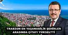 TRABZON EN YAŞANABİLİR ŞEHİRLER ARASINDA ÇITAYI YÜKSELTTİ