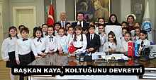 BAŞKAN KAYA, KOLTUĞUNU DEVRETTİ