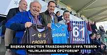 BAŞKAN GENÇ’TEN TRABZONSPOR U19’A TEBRİK “ALINLARINDAN ÖPÜYORUM”