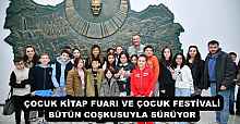 ÇOCUK KİTAP FUARI VE ÇOCUK FESTİVALİ, BÜTÜN COŞKUSUYLA SÜRÜYOR 